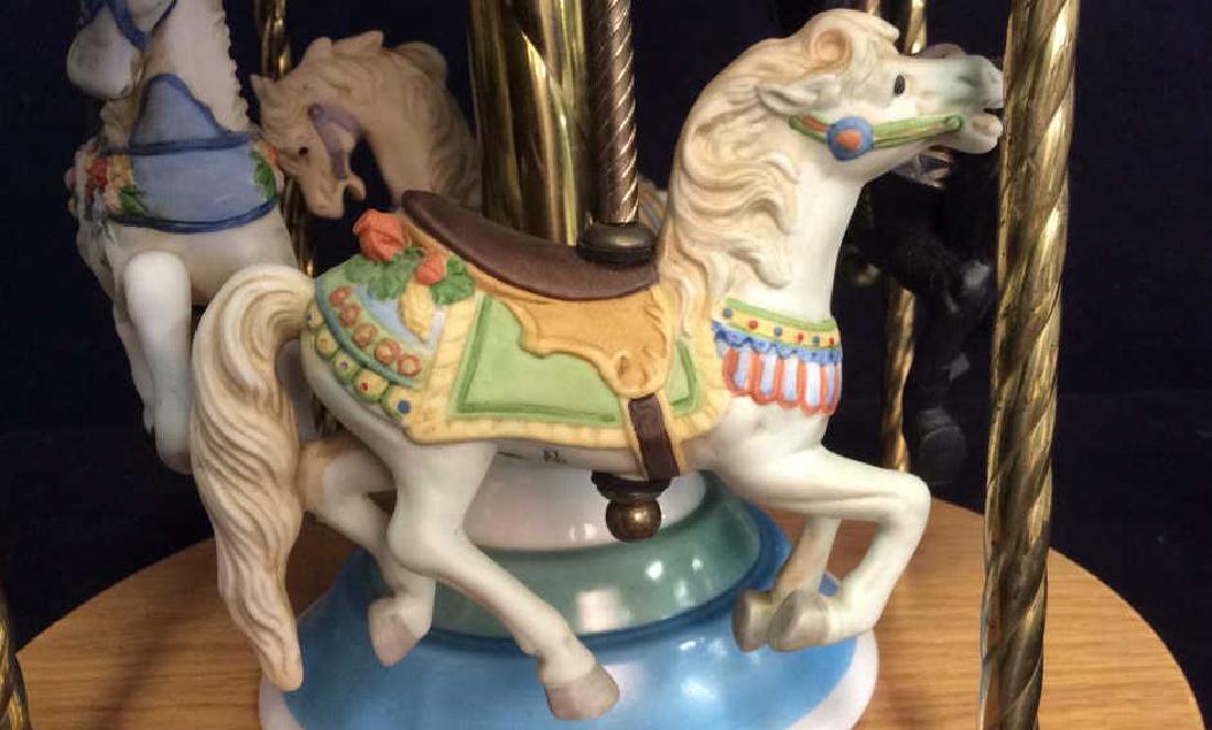 TOBIN FRALEY Wind Up Horse Figure Carousel (1 of 10)