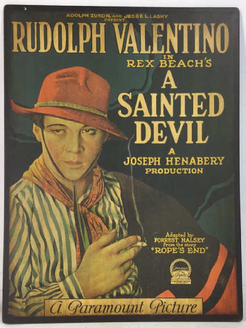 Retro Valentino Movie Poster Mounted On Board (1 of 6)