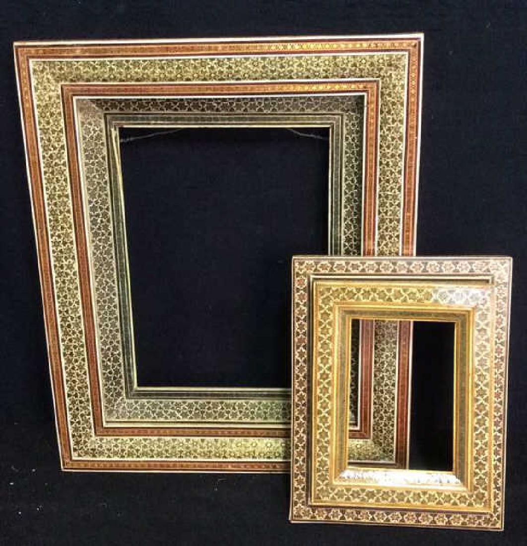 Pair Vintage Persian Handcrafted Mosaic Frames (1 of 9)