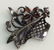 Pair Sterling Silver Marcasite Pins Jewelry - 3