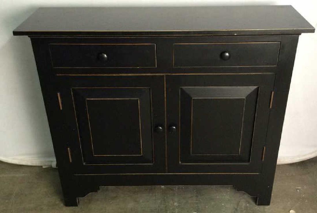 CRATE & BARREL Wooden Console Table (1 of 10)