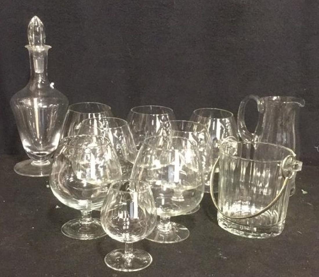 Group Lot 11 Crystal Glass Barware Stemware (1 of 8)