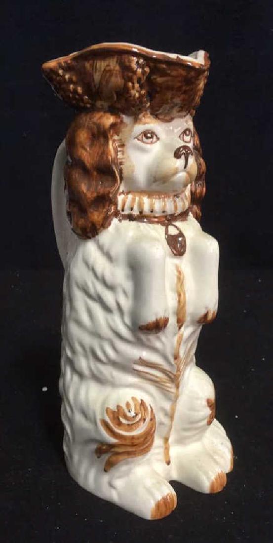 Antique Staffordshire Spaniel Dog Pitcher (1 of 10)