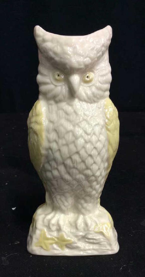 Belleek Ireland Porcelain Owl Vase (1 of 8)