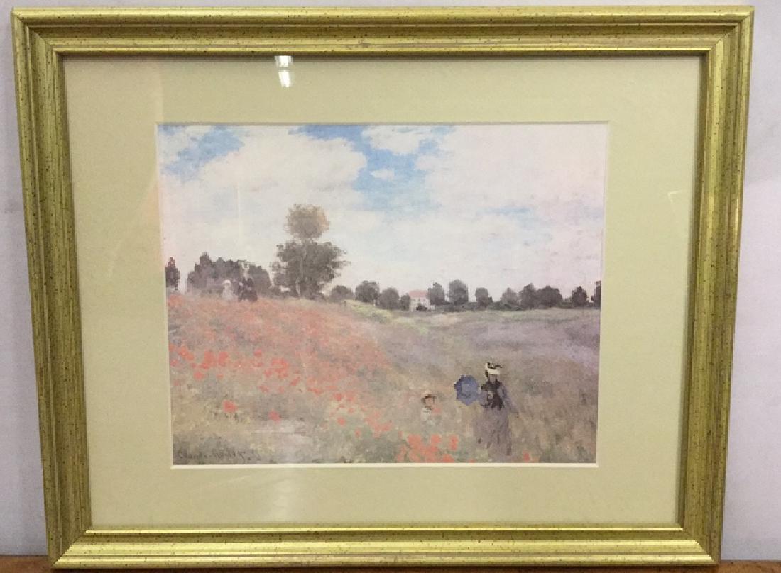 Framed Artwork Print By Claude Monet (1 of 6)