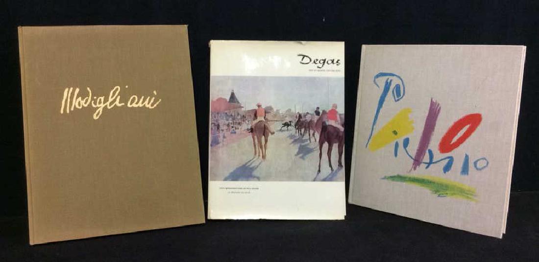 Lot 3 Art Books Degas, Picasso, Modigliani (1 of 11)