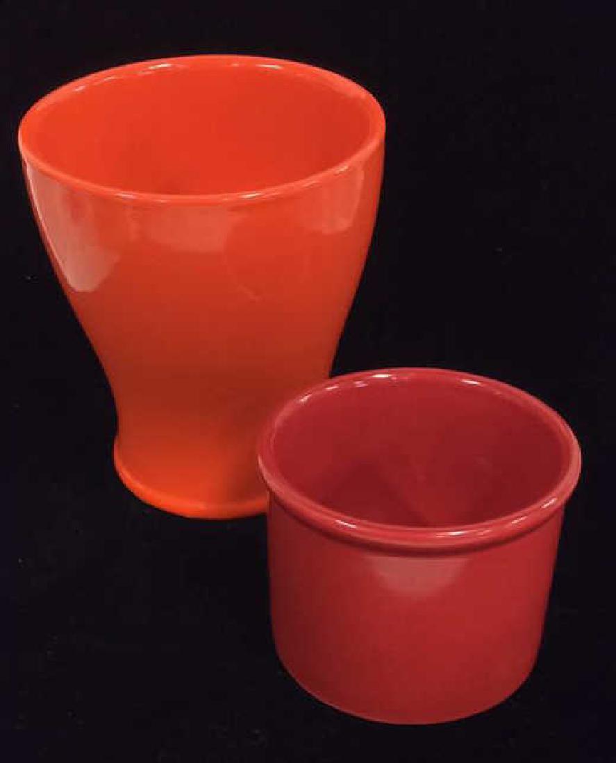 Lot 2 Ceramic Red&Orange Toned Food Dishes (1 of 8)