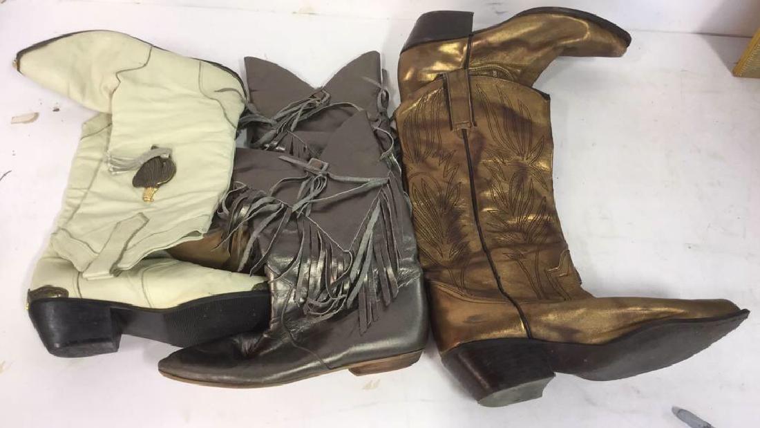 Three Pairs of Cowboy Style Boots, Ladies (1 of 11)