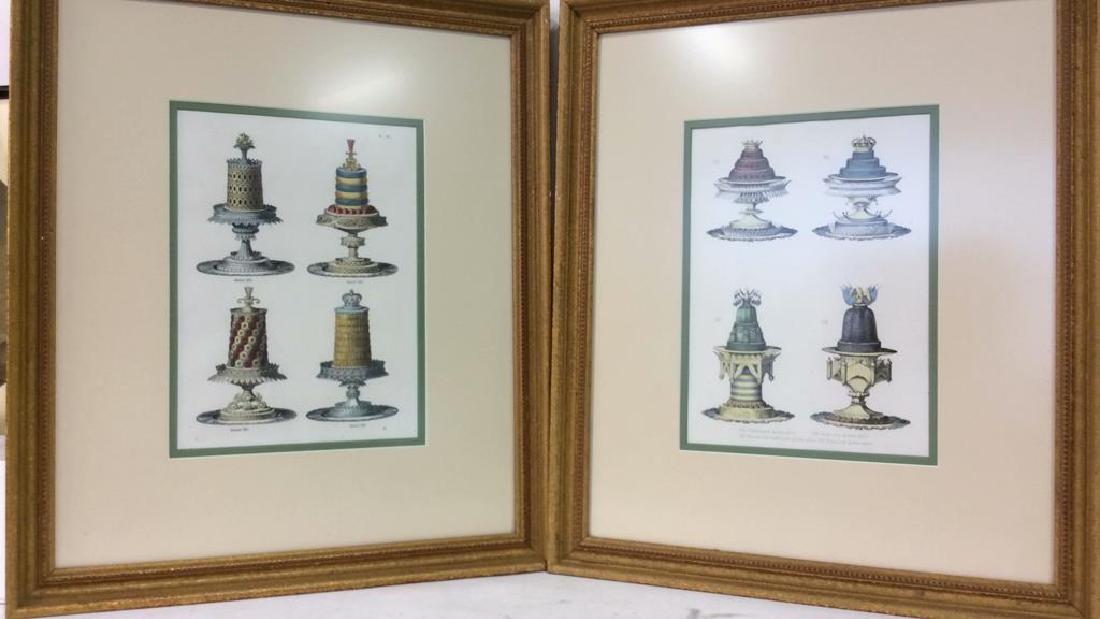 Pair Etching Style Framed Cake Artwork (1 of 12)