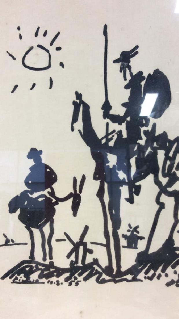 Framed Don Quixote Picasso Art Print (1 of 8)