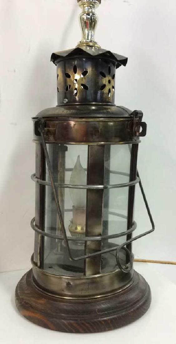 Vintage Style Lantern Bodied Table Lamp (1 of 8)