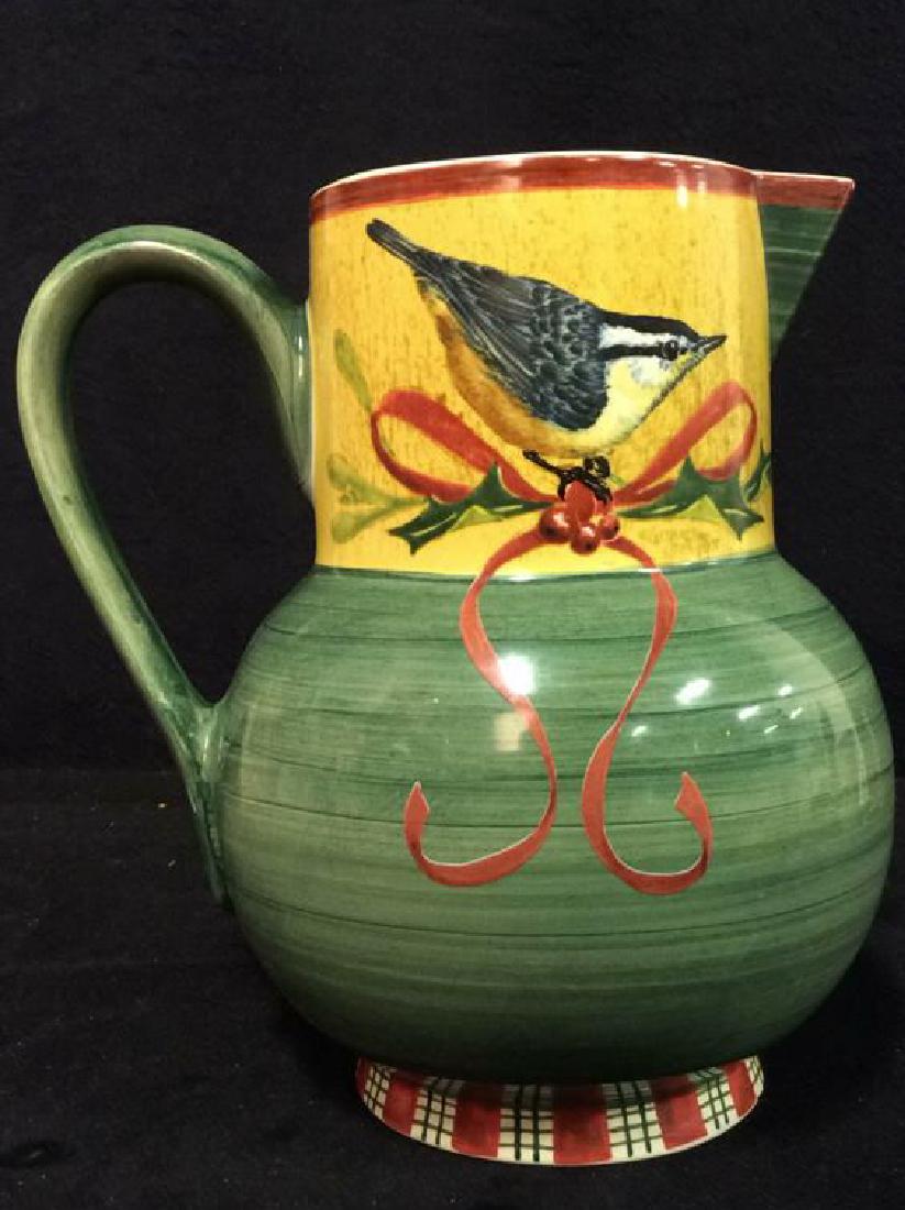 Ceramic Porcelain Painted LENOX Pitcher (1 of 6)
