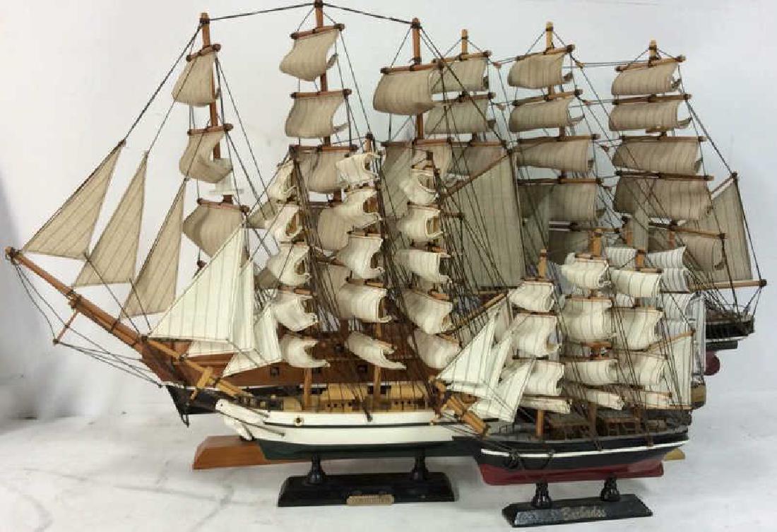 Lot 5 Hand Crafted Ship Display Models (1 of 7)