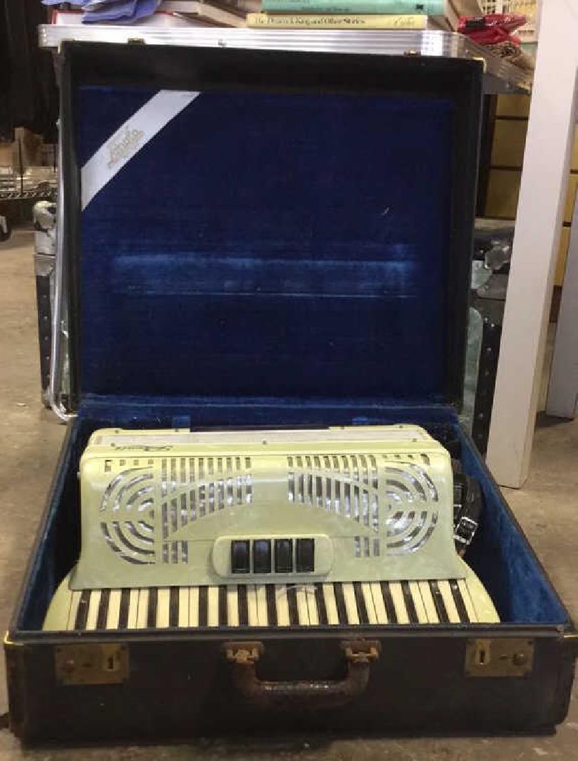 Antique Accordion in Velvet Lined Original Case (1 of 10)