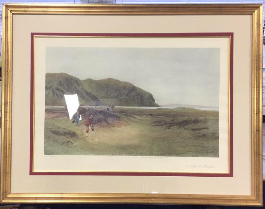 A difficult Bunker framed Plate Print (1 of 9)