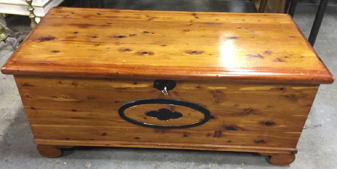 Cedar Blanket Chest with Ebony Detail (1 of 9)