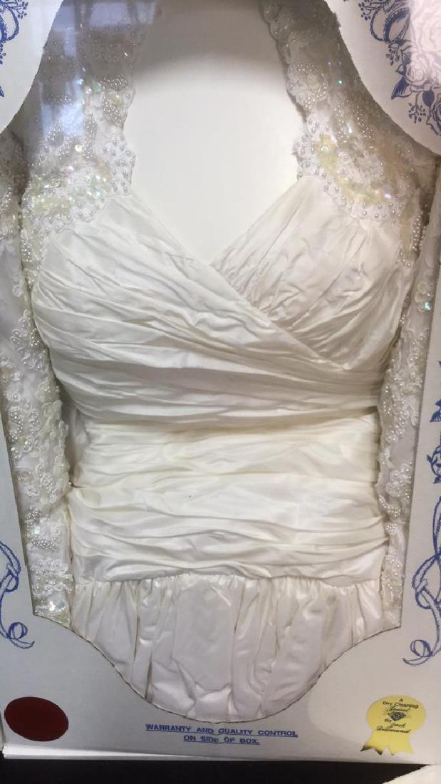 Lot 3 Vintage Vacuum Sealed Wedding Gown And Veil (1 of 14)