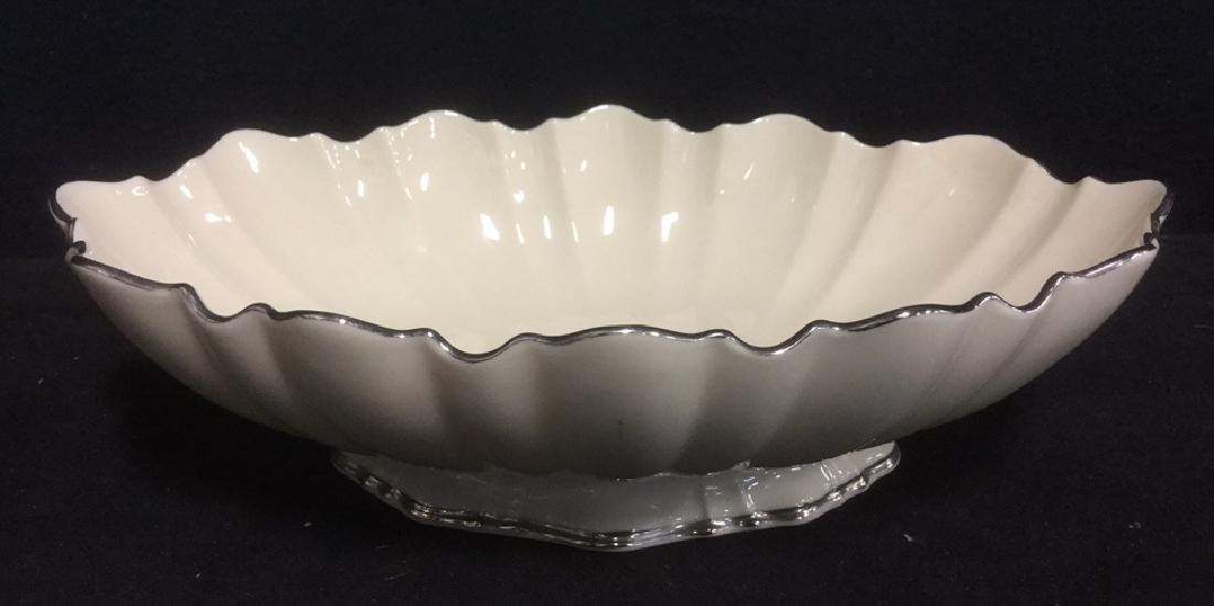 Lenox Porcelain Ceramic Dish With Platinum Edges (1 of 6)