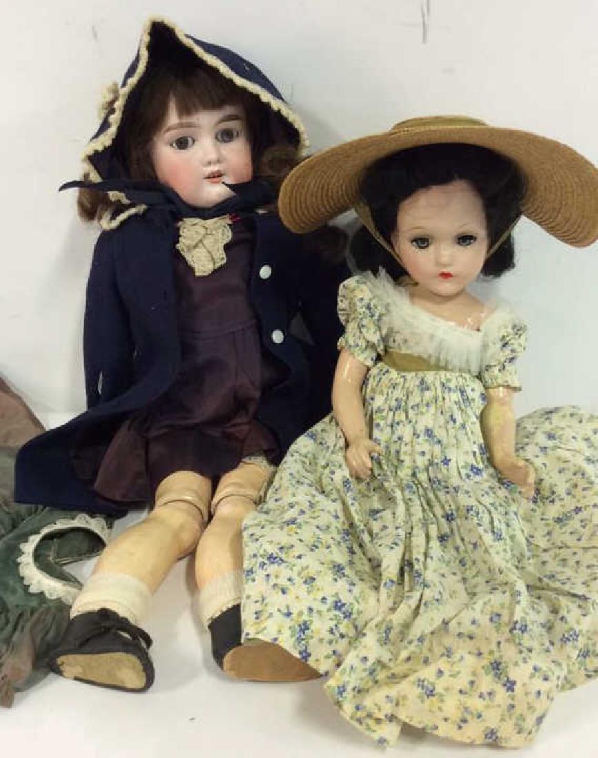 Pair Vintage Plastic and Composite Form Dolls (1 of 9)