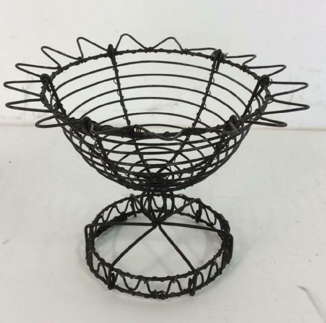 Vintage Hand Made Wire Egg Basket (1 of 8)