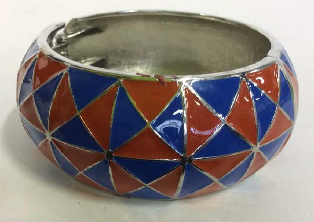 Vintage Enamel Cuff Bracelet (1 of 5)