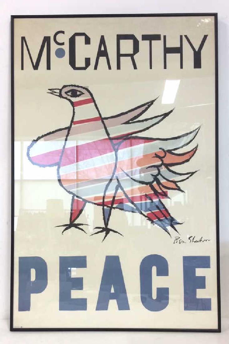 McCarthy Peace Poster Ben Shahn Artwork (1 of 7)