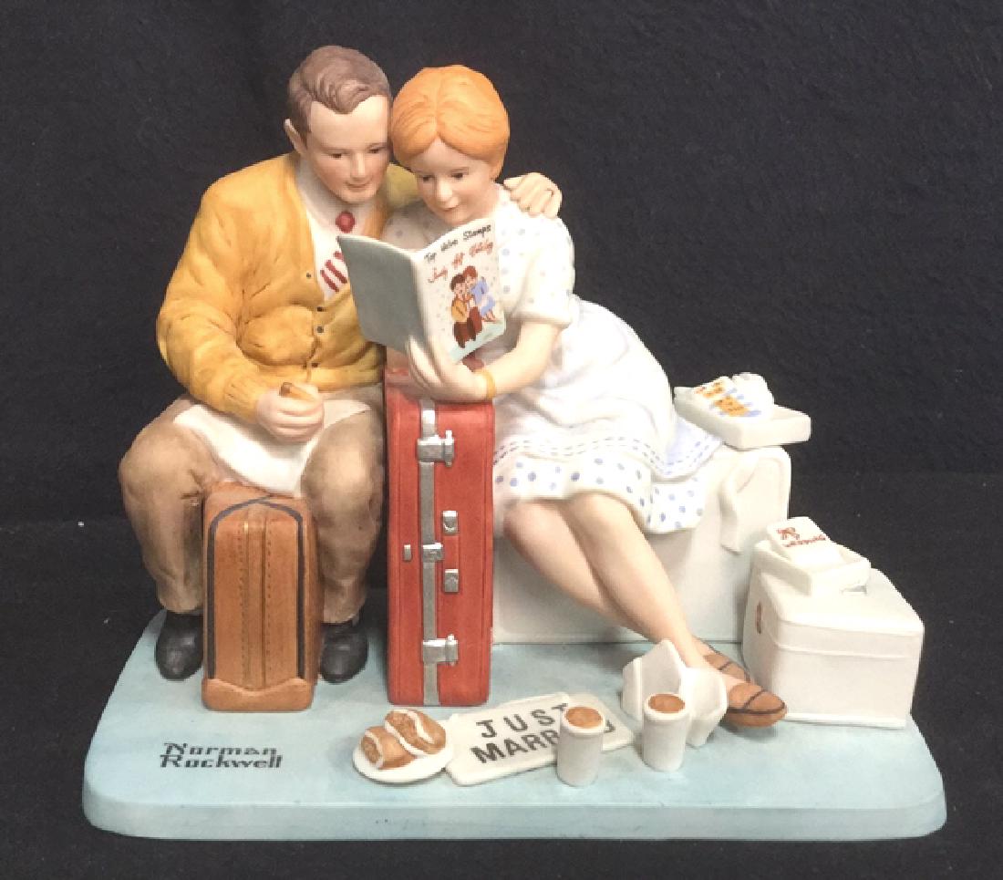 Norman Rockwell Newlyweds Porcelain Figurals (1 of 6)