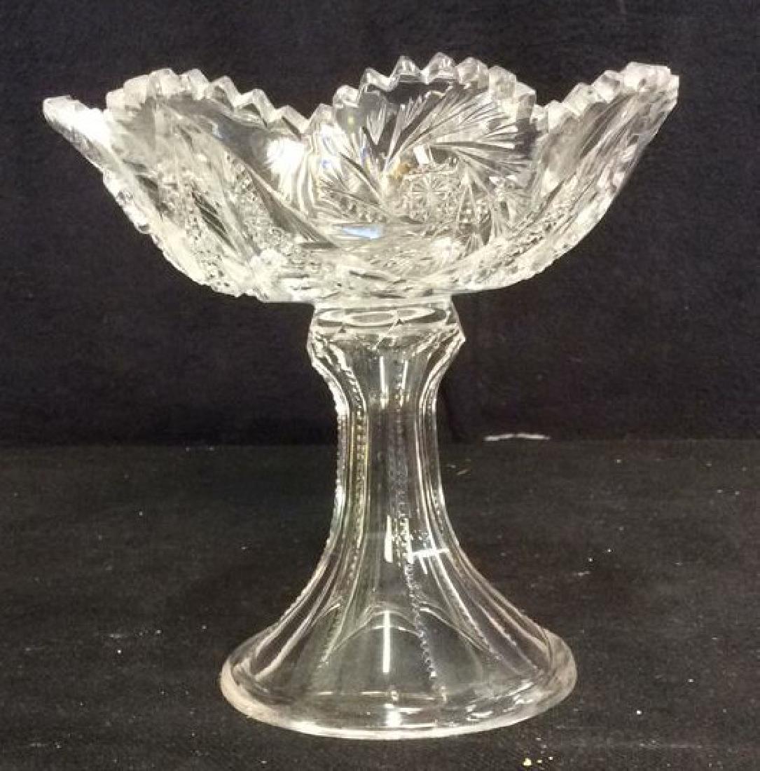 Cut Crystal Footed Pedestal Candy Dish (1 of 7)