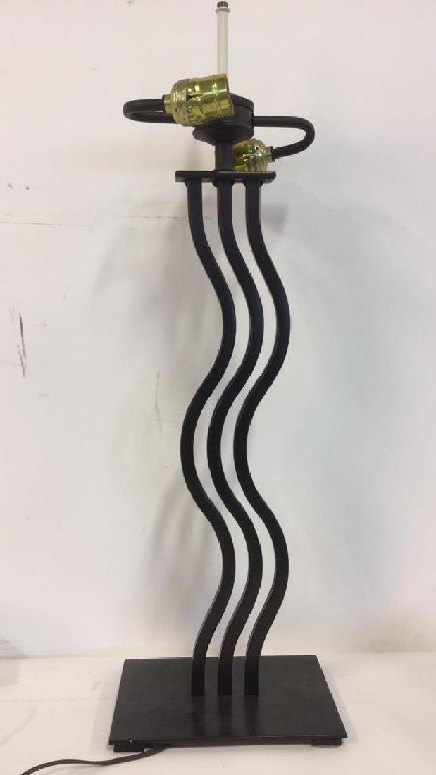 Black Toned Metal Table Lamp (1 of 6)