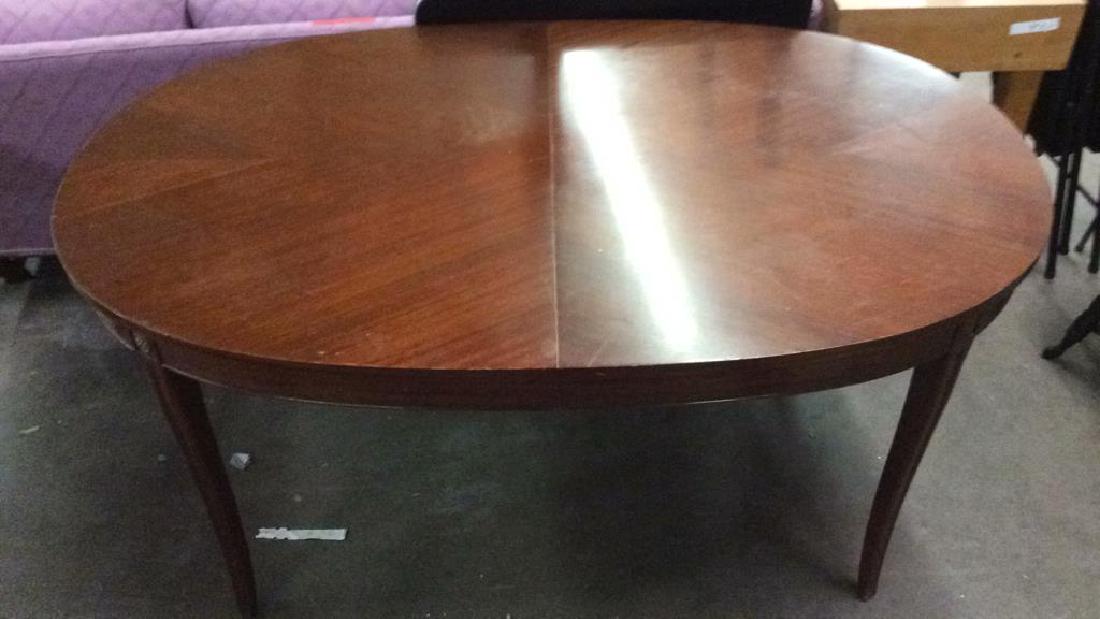 B WALTER & CO Carved Wooden Dining Table (1 of 6)