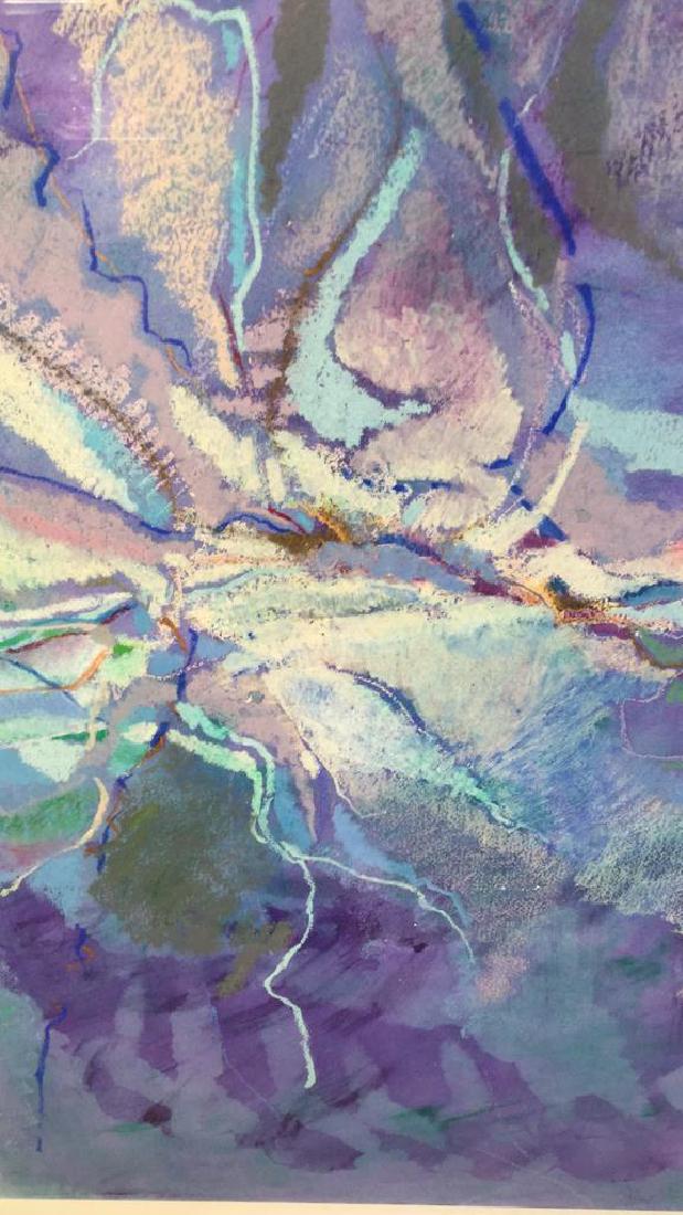 Signed Abstract Watercolor Framed Matted, 1975 (1 of 10)