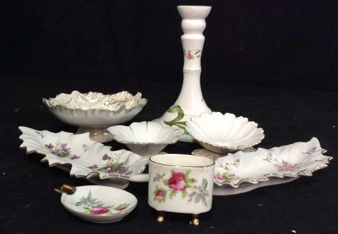 Group Lot Mixed Porcelain Table Tops (1 of 11)