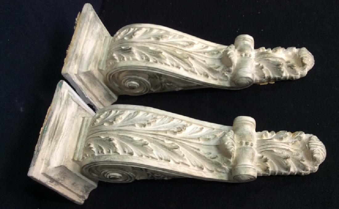 Pair Matching Plaster Filigreed Wall Sconces (1 of 8)