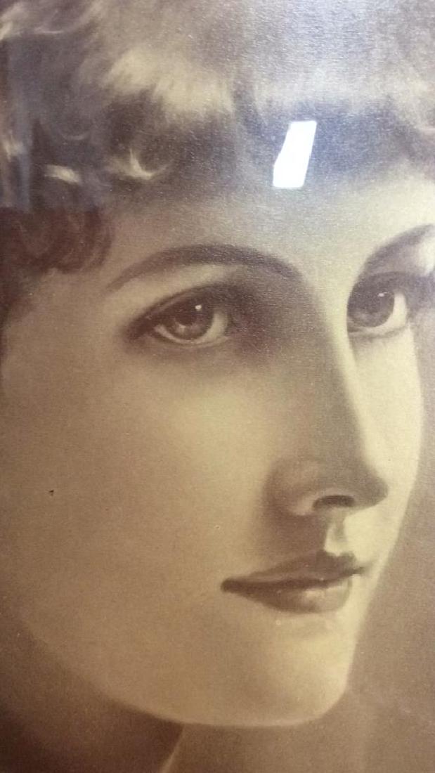 Framed Vintage Style Art Print Portrait of Woman (1 of 8)