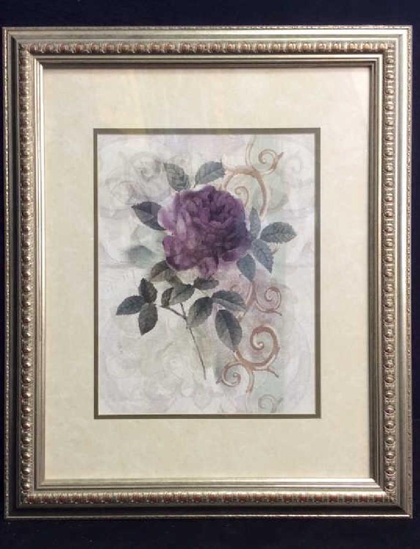 Framed & Matted Floral Botanical Print (1 of 10)