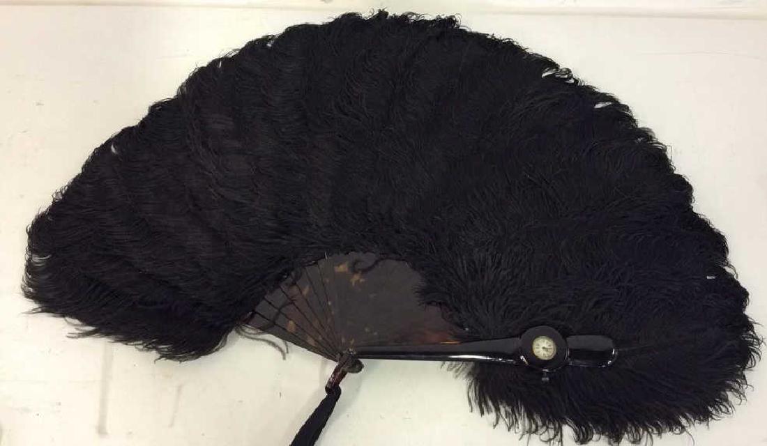 Vintage/ Antique Feathered Ladies Fan (1 of 7)