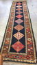 Vintage Oriental Handwoven Wool Carpet Runner - 2