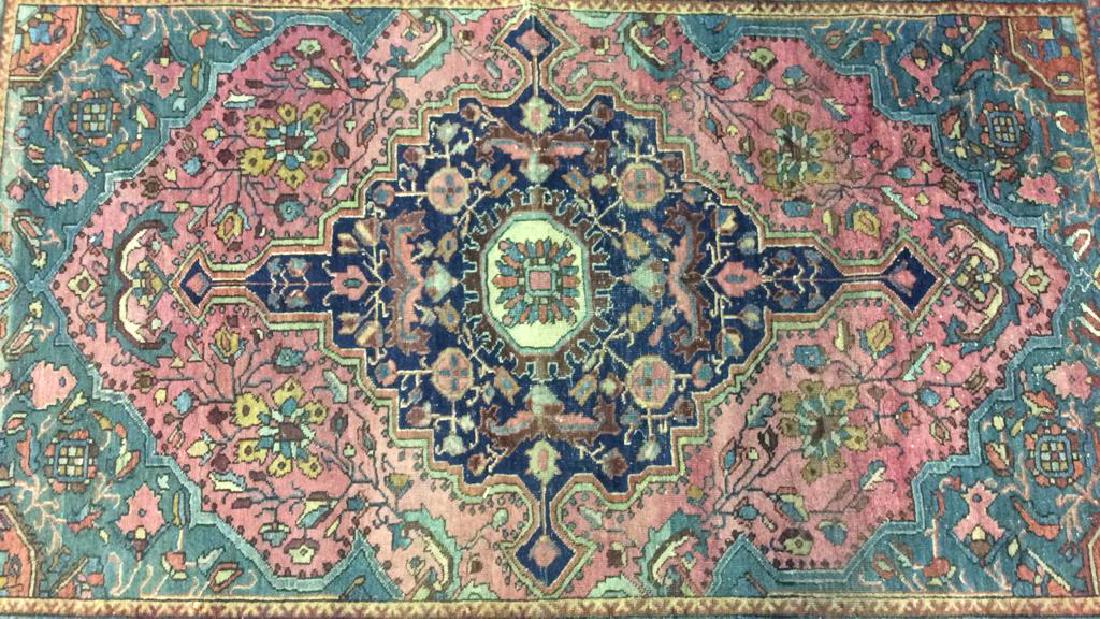 Handmade Antique Multi Toned Wool Rug (1 of 10)