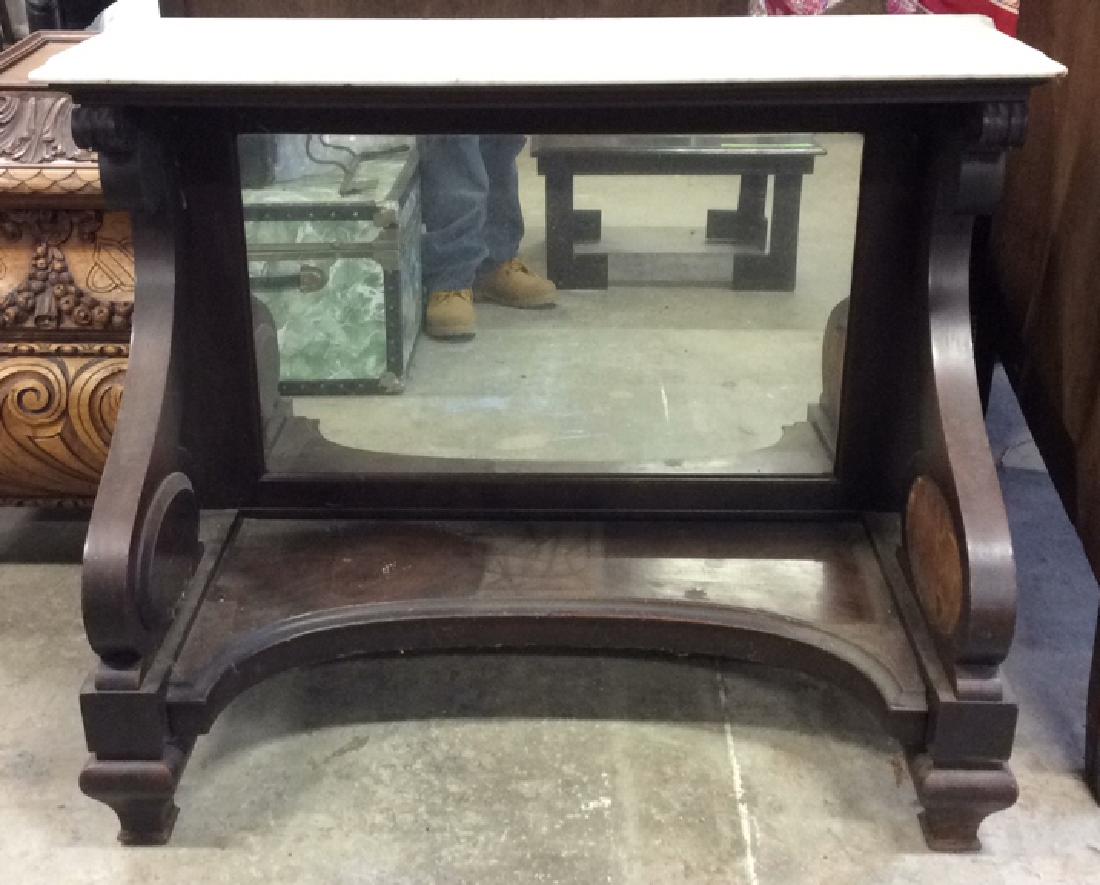 Vintage Marble Top Console Pier Table (1 of 8)