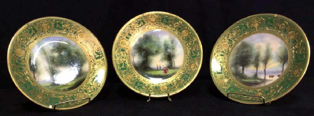 Lot 3 ROYAL WORCESTER Porcelain Plates (1 of 10)