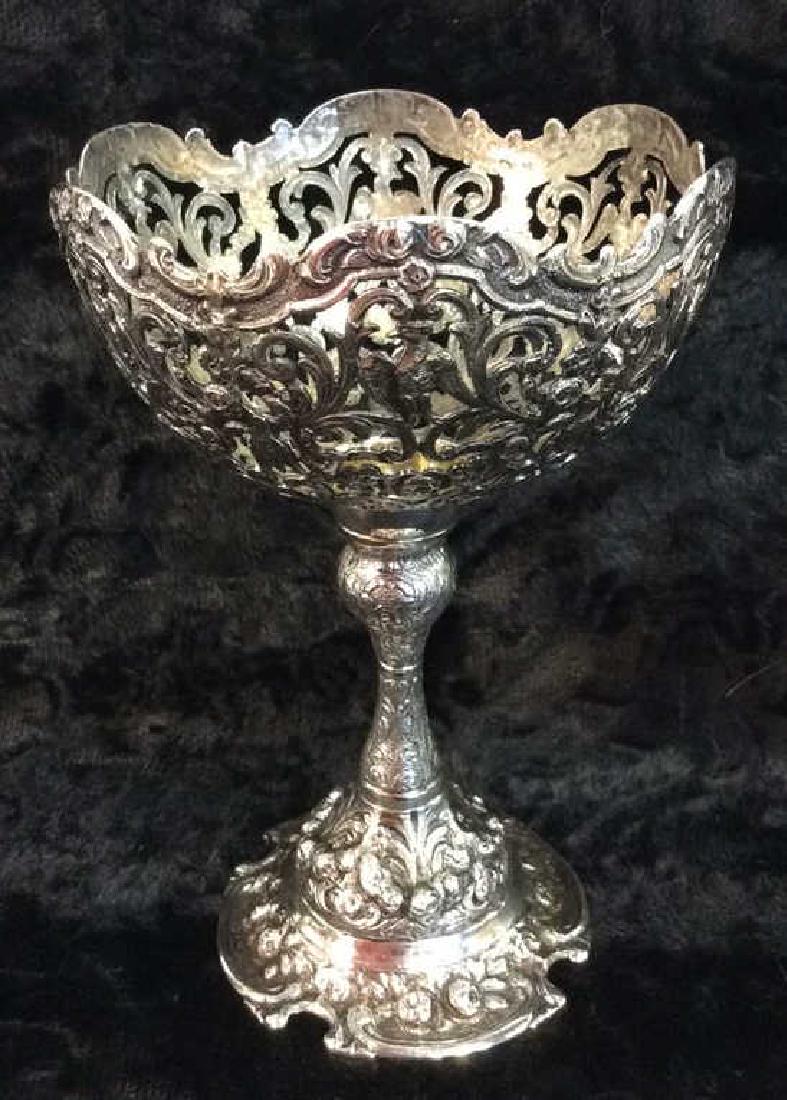 Antique 19th C German Sterling Openwork Vessel (1 of 10)