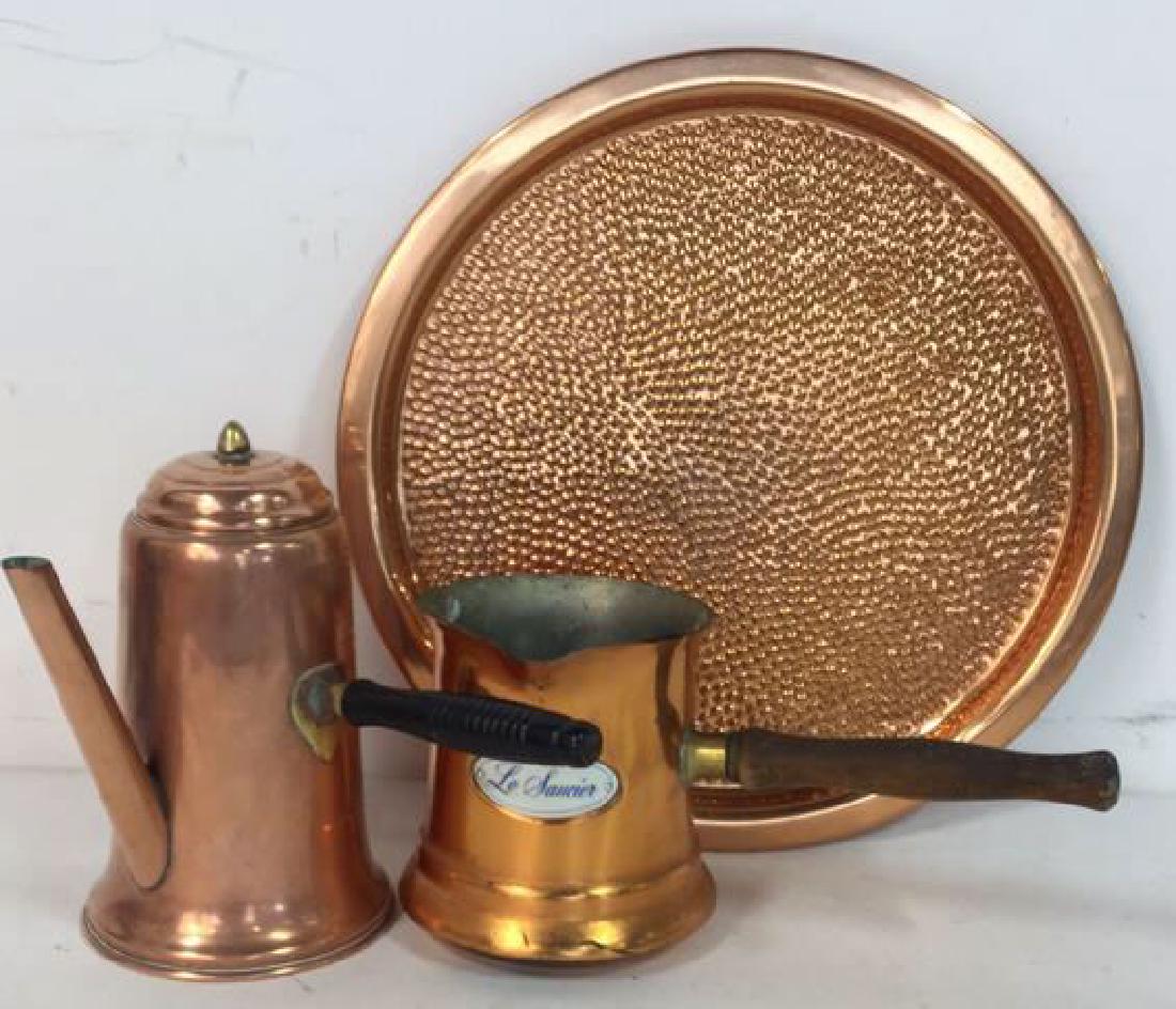 Vintage Copper Kitchen Pots Implements (1 of 10)