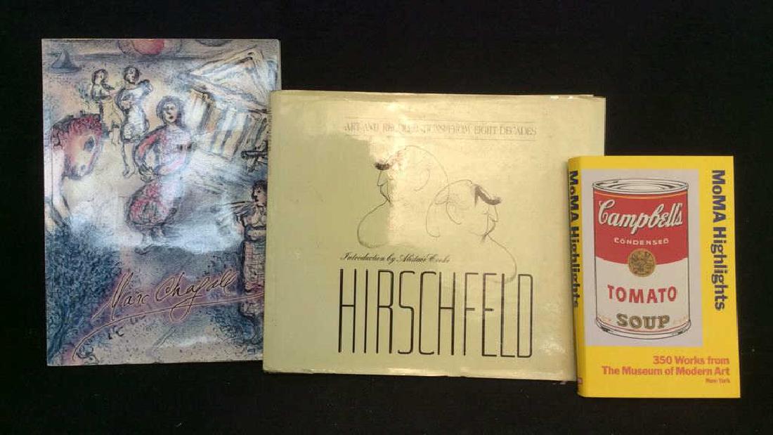 Lot 3 Art Books, MOMA, Chagall, Hirschfield (1 of 11)