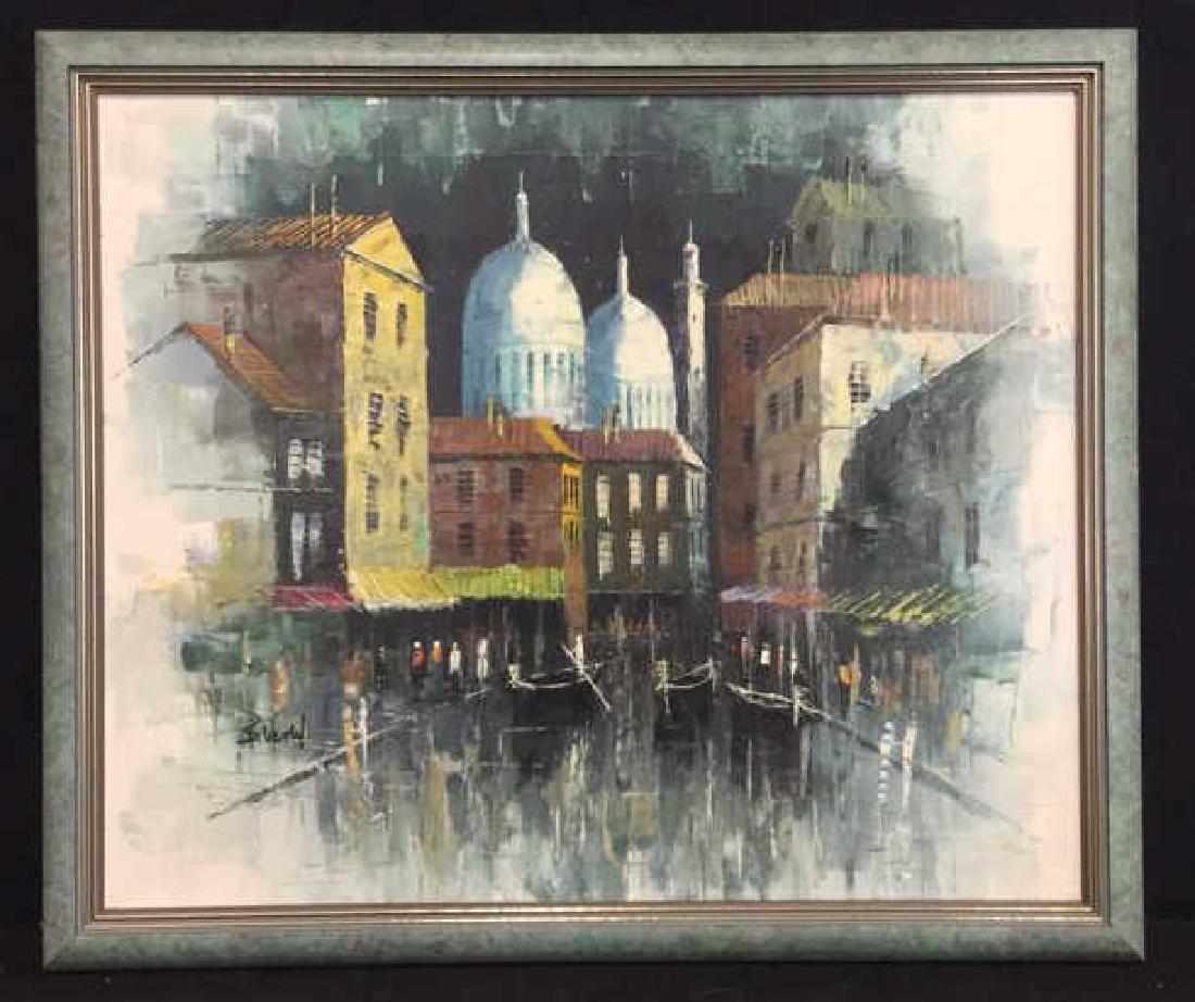 B. VENTIL Signed Mid Century Oil Painting (1 of 7)