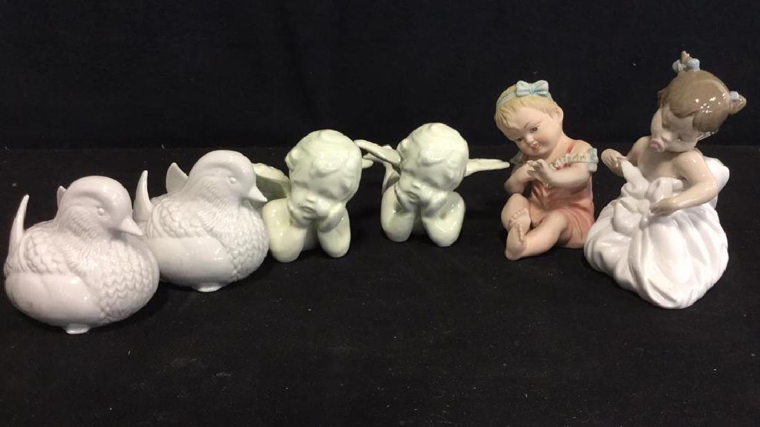 Birds and Angels Porcelain Group lot Figurals (1 of 7)