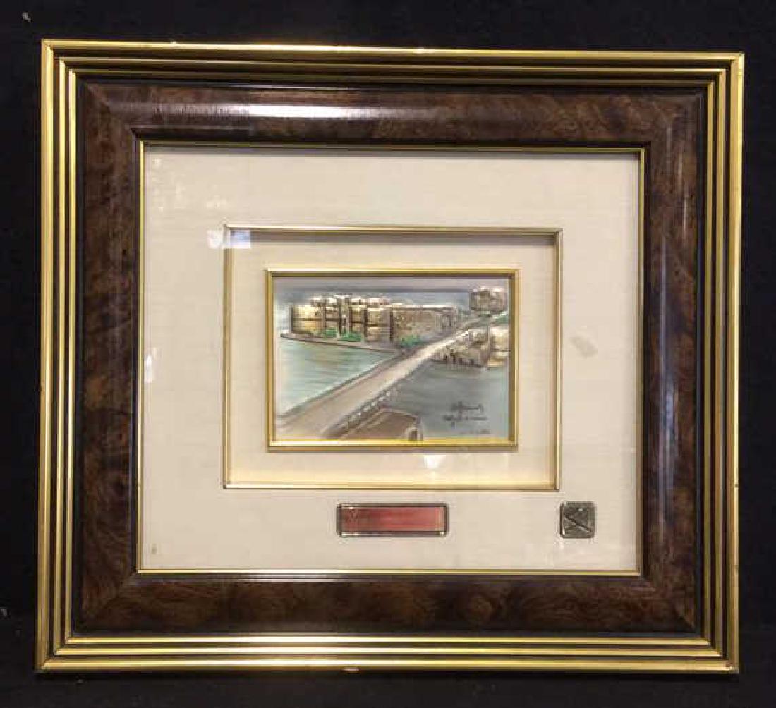 Italian Sterling Silver Relief Framed Artwork (1 of 10)