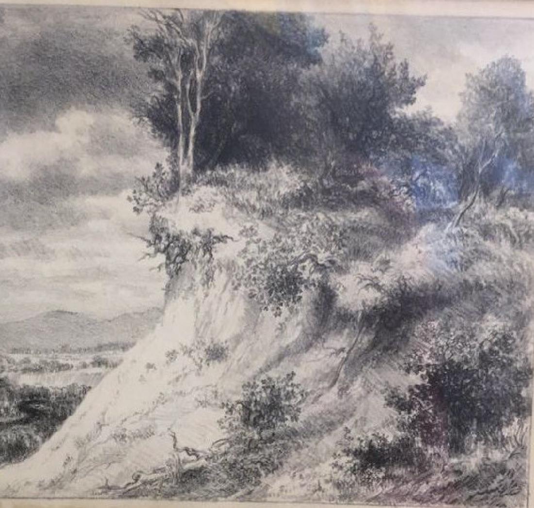 IRA MOSKOWITZ Framed Landscape Etching (1 of 10)