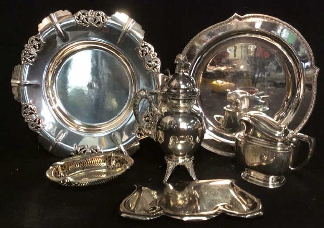 6 Ornate Vintage/ Antique Silver Pl Table Top (1 of 10)