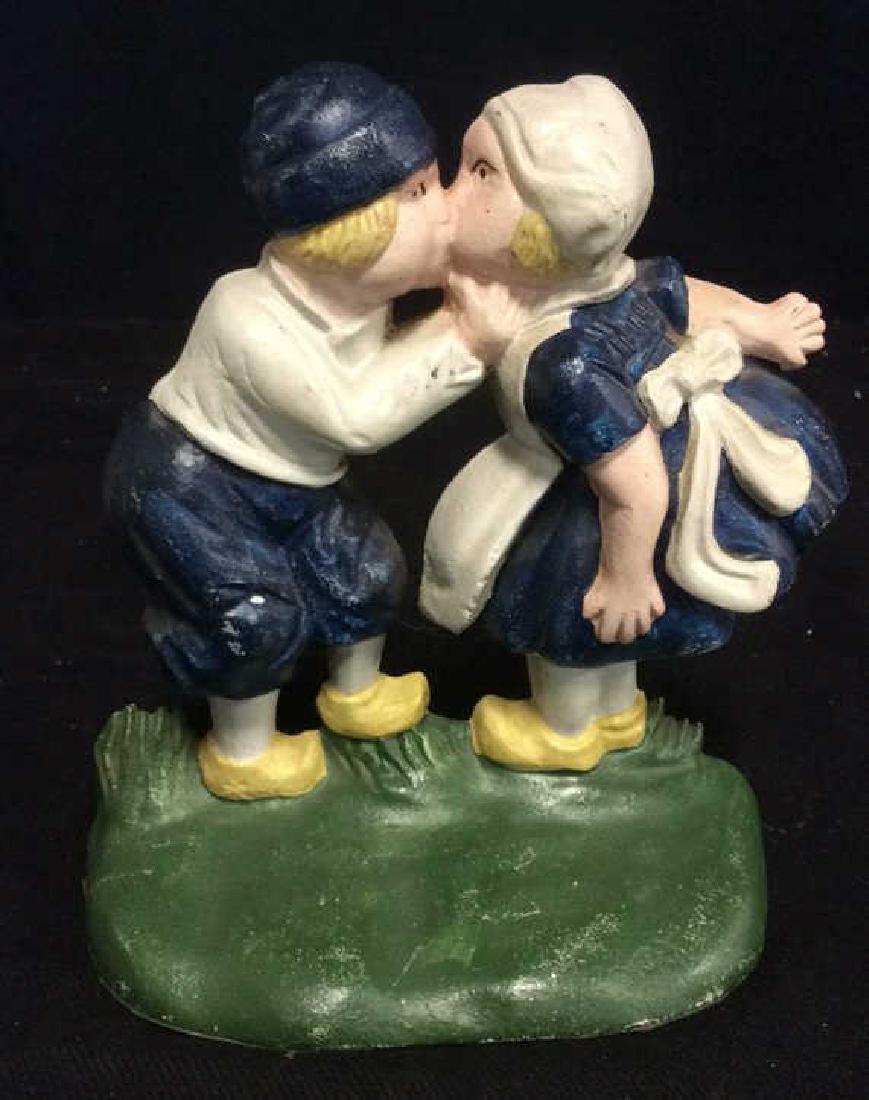 Vintage  Painted Cast Iron Doorstop (1 of 7)