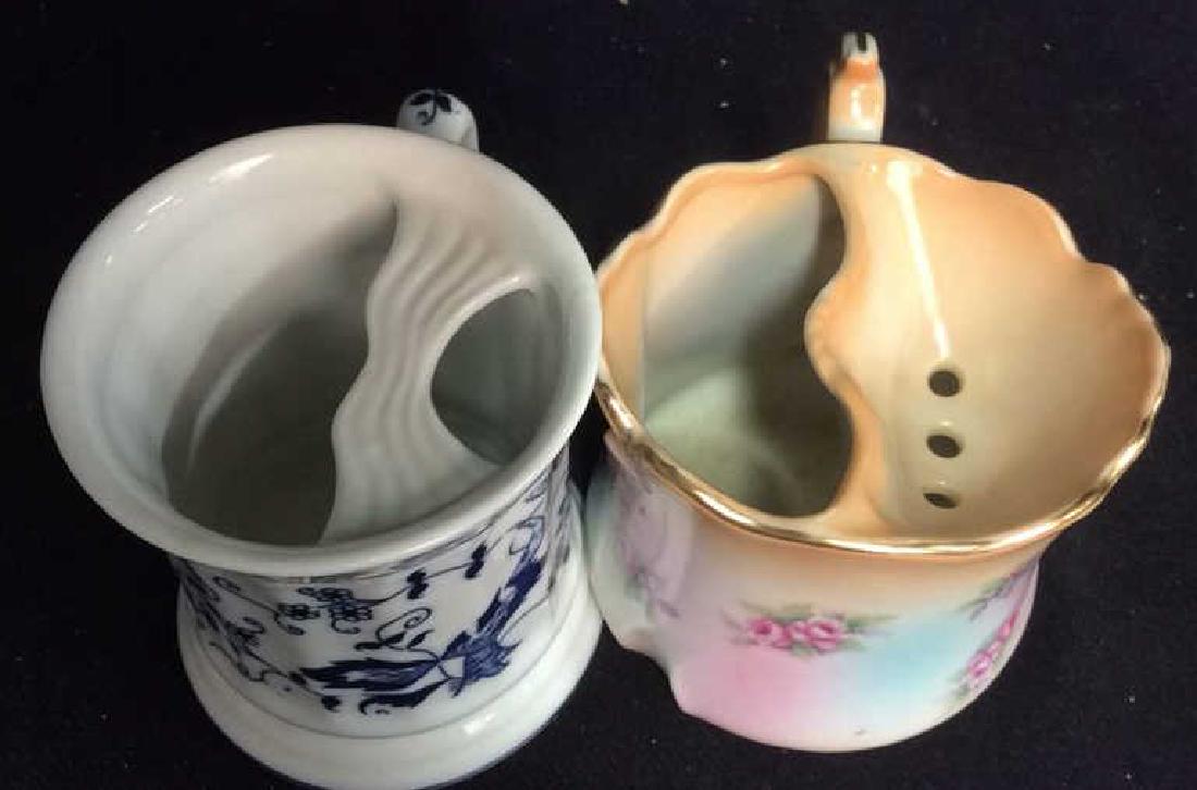 Lot 2 Collectible Porcelain  Mustache Mugs (1 of 8)